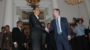 Facebook untuk Kembangkan UKM Dibahas Jokowi dan Zuckerberg